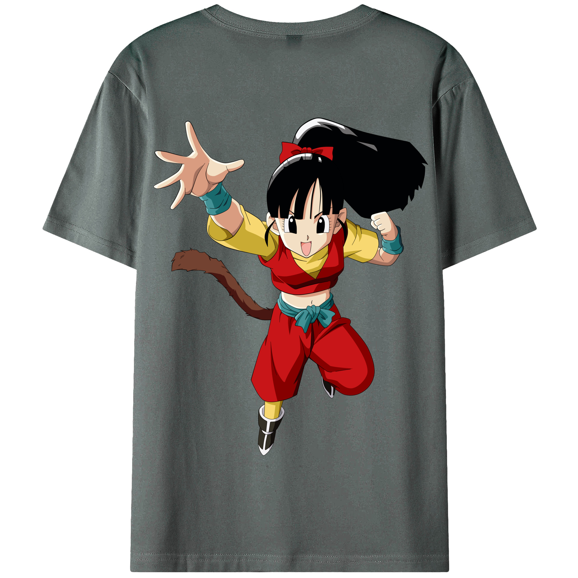 （画像用） ドラゴンボール パン DRAGON BALL Pan 綿100％半袖Tシャツ（背面プリント）